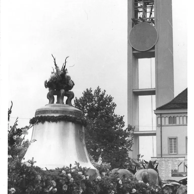 Glockenaufzug Bullingerkirche1956
