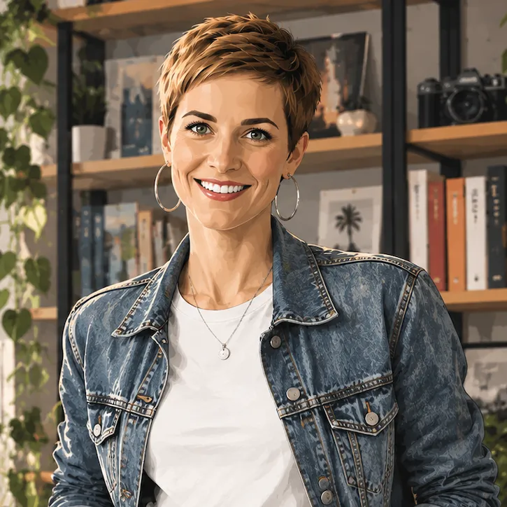 KI-generiertes Bild der Interviewpartnerin Judith Bühler