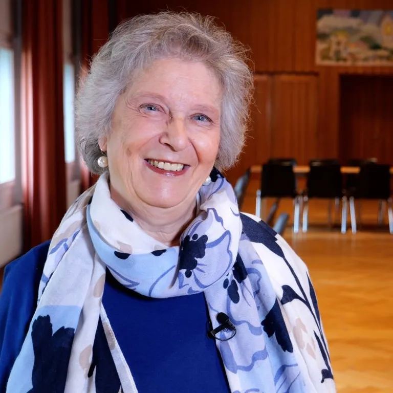 Esther Ramp (67), pensionierte Katechetin und freiwillige Mitarbeiterin.