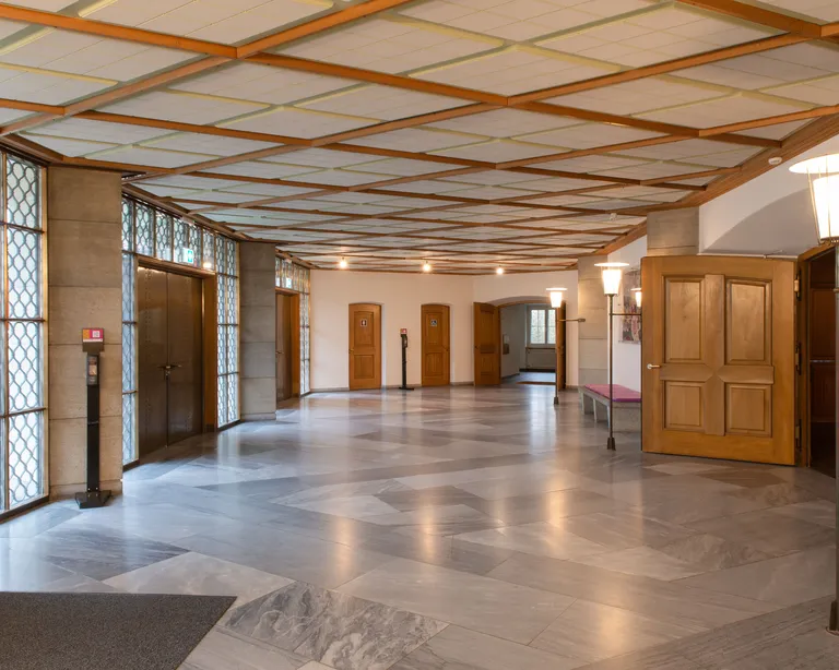 Neue Kirche Albisrieden Eingangsbereich